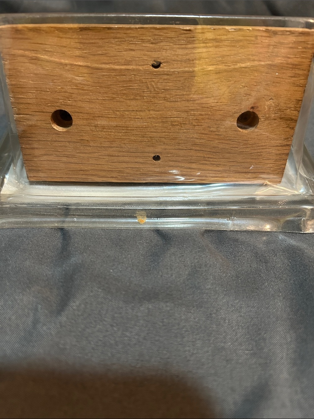 Vintage Oak Toothbrush Holder - Natural Oak Finish - Picture 2 of 5